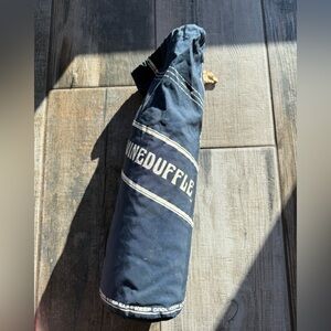Vintage wine duffle